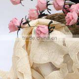 BEAUTIFUL DESIGNS OF EMBROIDERY LACE FABRIC FOR CLOTH thumbnail-3