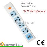 2-7 ways 20A 110-240V Multi Sockets Outlet with USB