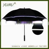 30" Reflective Stripe Umbrella, VIP Golf Umbrella thumbnail-1