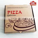 Hot Sale Customized Decorated Brown Kraft Paper Pizza Box