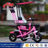 Wholesale Best Quality Metal Baby Tricycle With Wagon / Two Seat Child 3 Wheel Trike / AIR TYRE Tricycle for Children thumbnail-2