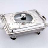 Stainless Steel Square Charfing Dish thumbnail-1