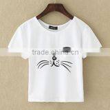 Lovely Red Mouth Cotton Custom Crop Top for Woman thumbnail-6