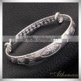 Luxury Quality Latest Design Vogue Jewellery Bangle Platinum Plated Jewelry thumbnail-6