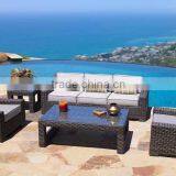Modern Design 100% New PE Rattan Outdoor Sofa Set General Use Outdoor Furniture (1.2mm Thickness Alu Frame, Power Coated) thumbnail-1