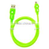 Hot Selling Colorful Micro Braided USB Cable With Aluminum Case for Mobilephone thumbnail-4