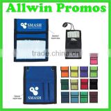 Top Quality Customized Cheap Promotion Neck Wallet/Wholesale Oxford Neck Wallet/Durable Custom Neck Wallet