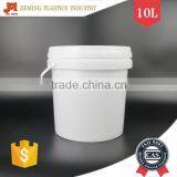 Plastic Packaging Container, 10L Lubricant Pail, Plastic Bucket With Metal Handles thumbnail-1