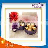2016 Custom Fashion Design High Quality Newest Blue Tin Gift Box For Wedding thumbnail-6