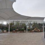 PVC Tensile Fabric Architecture Membrane Structure With T-UV Zero for Walkway Cover in Chimel Playground Canopy thumbnail-2