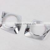 Front Fog Light Lamp Cover Trim 2 Pcs ABS Chrome For Triton L200 2015 Accessories thumbnail-3
