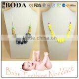 Personalized Teething Amber Silicone Necklace thumbnail-6