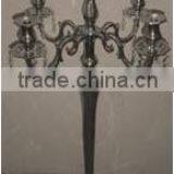 Crystal Glass Candle Holder Crystal Glass Candelabra Wholesale thumbnail-1