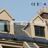 highly effective split pressurized solar hot water heater system with electrical heating element
