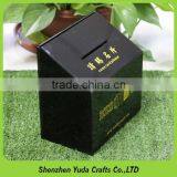 Customized Hot Sale Clear Acrylic Donation Box With Locks Cheap High Quality thumbnail-5