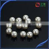 Cheap Wholesale High Quality One Hole Round Loose ABS Black Pearl thumbnail-6