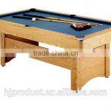 Factory promotion high quality Classic stylish 7' mdf+slate billiard table for sale now, auto ball-return system