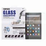 for Kindle Fire HD 10 Tempered Glass Screen Protector 9H 0.26 MM Rounded Edge Bubble Free Anti Dust Anti-scratch