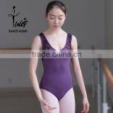 2016 Latest Tank Lace Inserted Women Leotard thumbnail-2