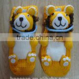 good quality and cute special animal design baby dog socks