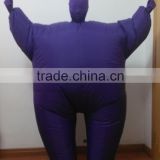purple mega morph Inflatable Costume suit