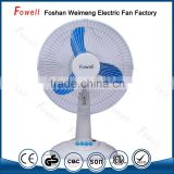 2016 Hot Sale High Quality 12"Rechargeable Table Fan With Battery