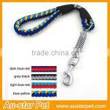 60cm High Quality Factory Price Private Labelling Pet Dog Braided Rope Leash With Spring