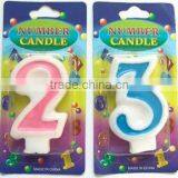 Wholesale Blue Numeral Number Candle, Available in 1 2 3 4 5 6 7 8 9 0 Kids Birthday Partyware Party Supplies