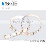 3528 3527 5M 24V Dual White 60leds 120leds LED Strip Lights Adjustable White