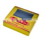 Wire Window Tin Box With Pvc