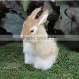 Tan Brown Jackalope Taxidermy Lying Rabbit Horns Easter Bunny thumbnail-5