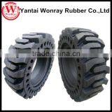 Solid OTR Tires 10x16.5 12x16.5 for Bobcat Wheel Loaders thumbnail-1