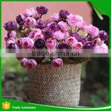 Half Opening Yellow Artificial Silk Rose thumbnail-6