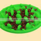 Interactive Anti Gulp Silicone Pet Bowl Slow Feed Dog Bowl thumbnail-4
