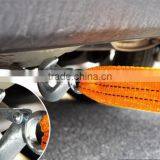 H50048 3 Tons Heavy Duty 12ft Road Emergency Trailer Rope Tow Line Strap 2 Hooks Yellow thumbnail-4