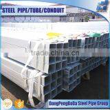 75*75mm grade C250 SHS galvanized square steel tube