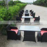 Wholesale Patio Rattan Furniture Leisure Outdoor Wicker Coffee Table and Chair thumbnail-5