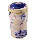Round Tin Box for Tea thumbnail-1