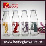 Hight Quality Glass Milk Bottle, Juice Bottle 445ml thumbnail-3
