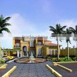 Sketch Rendering 3D Classic Interior Design For Villa thumbnail-5