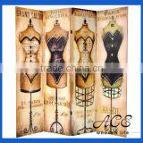 Personalized Solid Wood Folding Screen UV Printing on Wood Home Decoration thumbnail-1