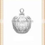 Wholesale Glass Candy Box With Lid ,Promotion Glass Sugar Bowl thumbnail-1