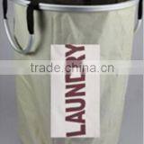 Store More Good Quality Labled Polyester Handled Round Laundry Basket thumbnail-1