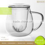 Handcrafted Glass Odd-Shaped High Quality Innovations Artistic Tea Pot thumbnail-4