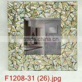 High Quality Best Selling Broken Mother of Pearl Square Mirror thumbnail-1