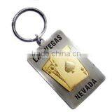 3D Card Zinc Alloy Keychain thumbnail-1