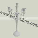 WHITE WEDDING CANDELABRA/CANDELABRA/CANDLE STAND/CANDLE HOLDER thumbnail-1