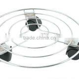 Home Removable Metal Flower Shelf Plant Trolley Wheel Flower Shelf thumbnail-2