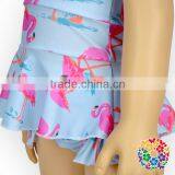 Ruffle Halter Top & Underwear Little Girls Swimwear Models Beachwear Beach Suit thumbnail-5