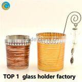 Romantic Coins Glass Candle Holder for Wedding Decoration thumbnail-2